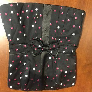 Black Polka Dot Corset